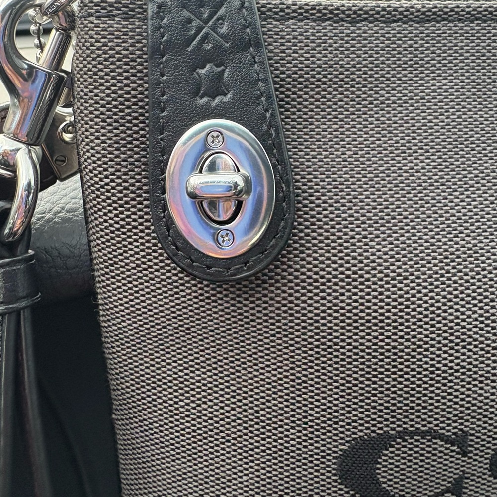 Coach Brown Textured Leather Backpack - image 7